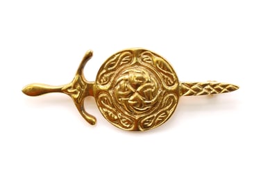 Scottish 14k YG Pin