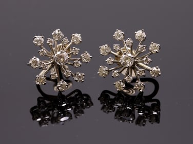 Platinum Diamond Earrings