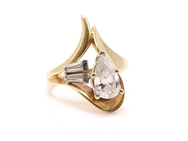 14k YG Diamond Ring