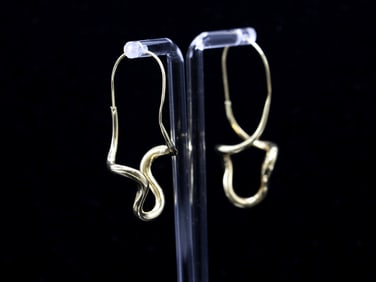 14k YG Earrings