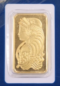 1 ozt Gold Pamp Suisse Ingot