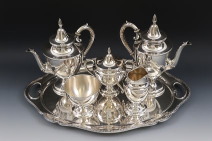 Wallace Sterling Silver Tea and Coffee Service