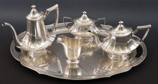 Wallace Sterling Silver Tea and Coffee Service