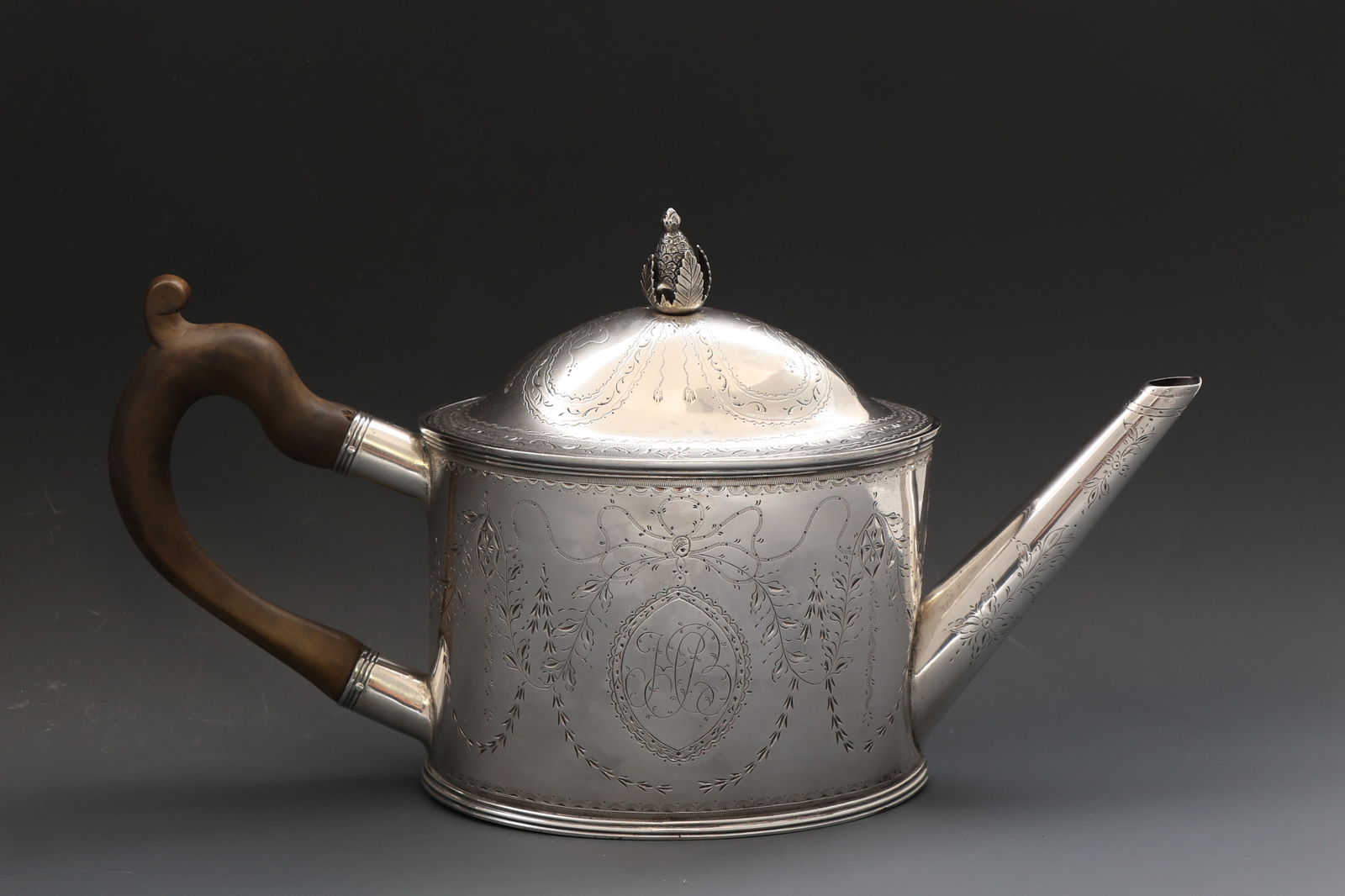 Jonathan Stickney Coin Silver Teapot (1 of 10)
