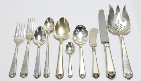 Watson / Tuttle "Windsor Manor" Sterling Silver Partial Flatware Service