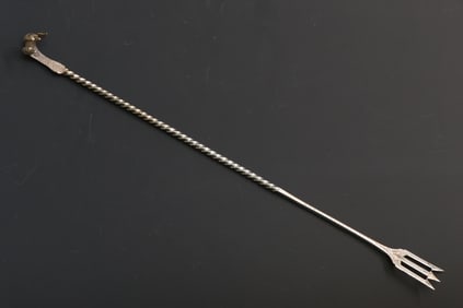 George B. Sharp Sterling Silver Olive Fork/Spoon