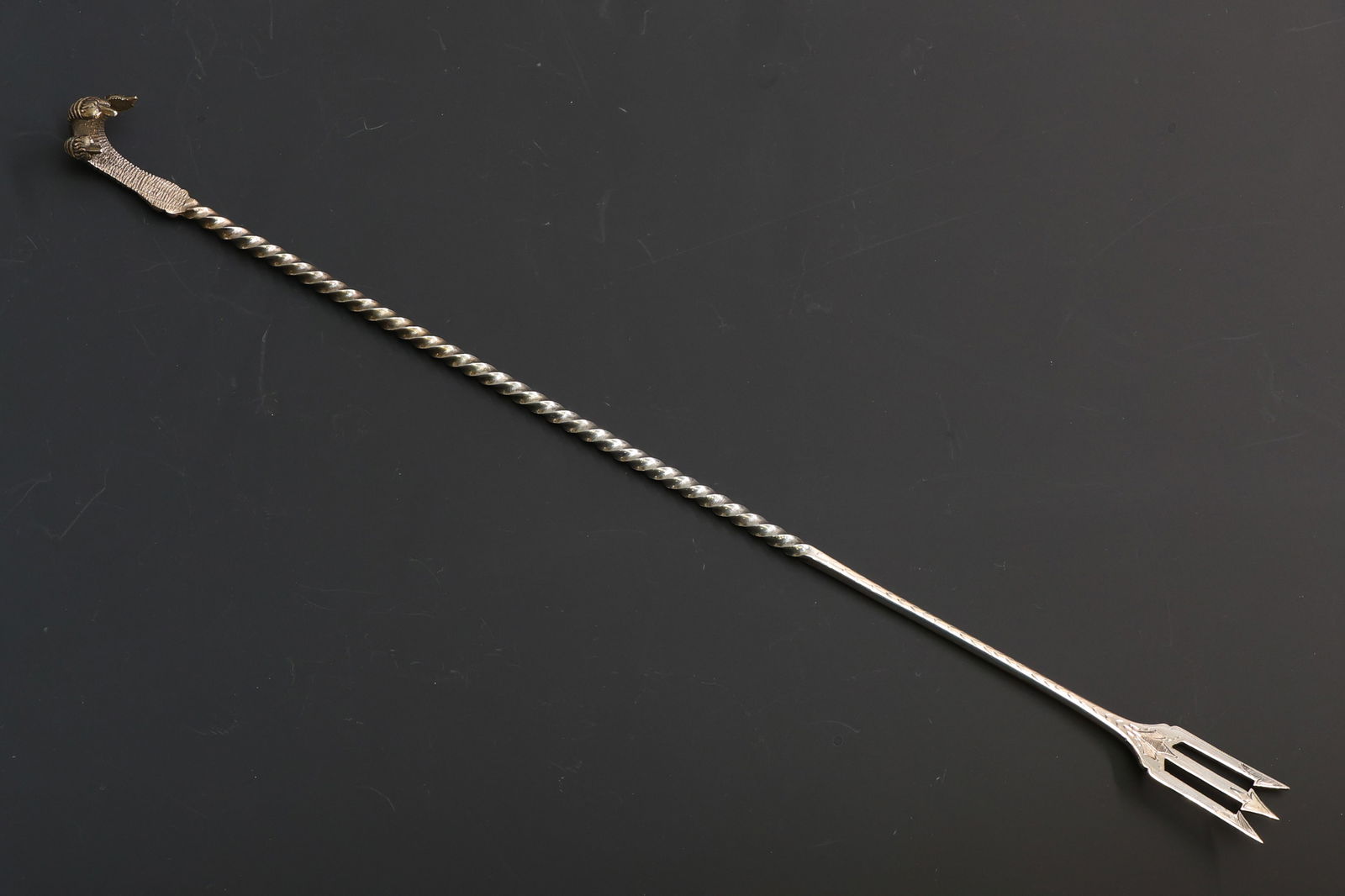 George B. Sharp Sterling Silver Olive Fork/Spoon (1 of 10)