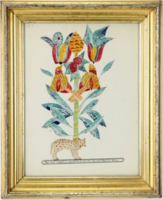 Fraktur Watercolor Drawing