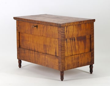 Federal Tiger Maple Miniature Chest