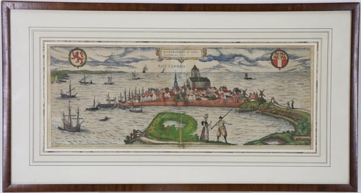 Sixteenth Century Image of City of Rotterdam