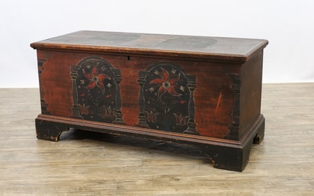 Berks County German Painted Dower Chest