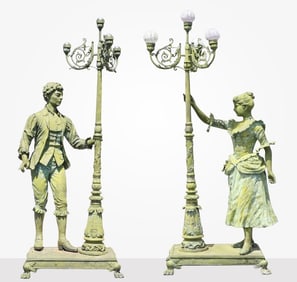 Jim Davidson Sculptural Garden Lamps
