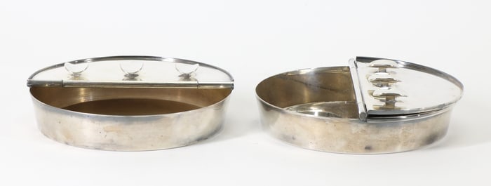 Valmazan for Sarreid Chrome Ashtrays