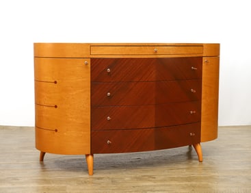 Maurice Villency Bird's Eye Maple and Satinwood Dresser