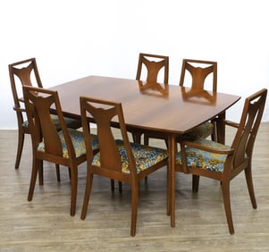 Walnut Dining Table and Chairs