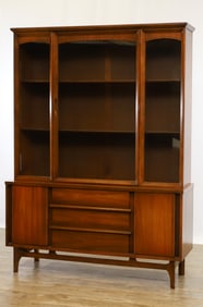 Walnut Sideboard and Hutch