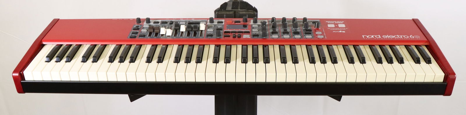 Nord Electro 6D Red Semi-Weighted Keyboard with Gator Case (1 of 16)