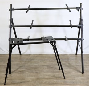 On-Stage Stands Black Adjustable Multi-Tier Keyboard Stand