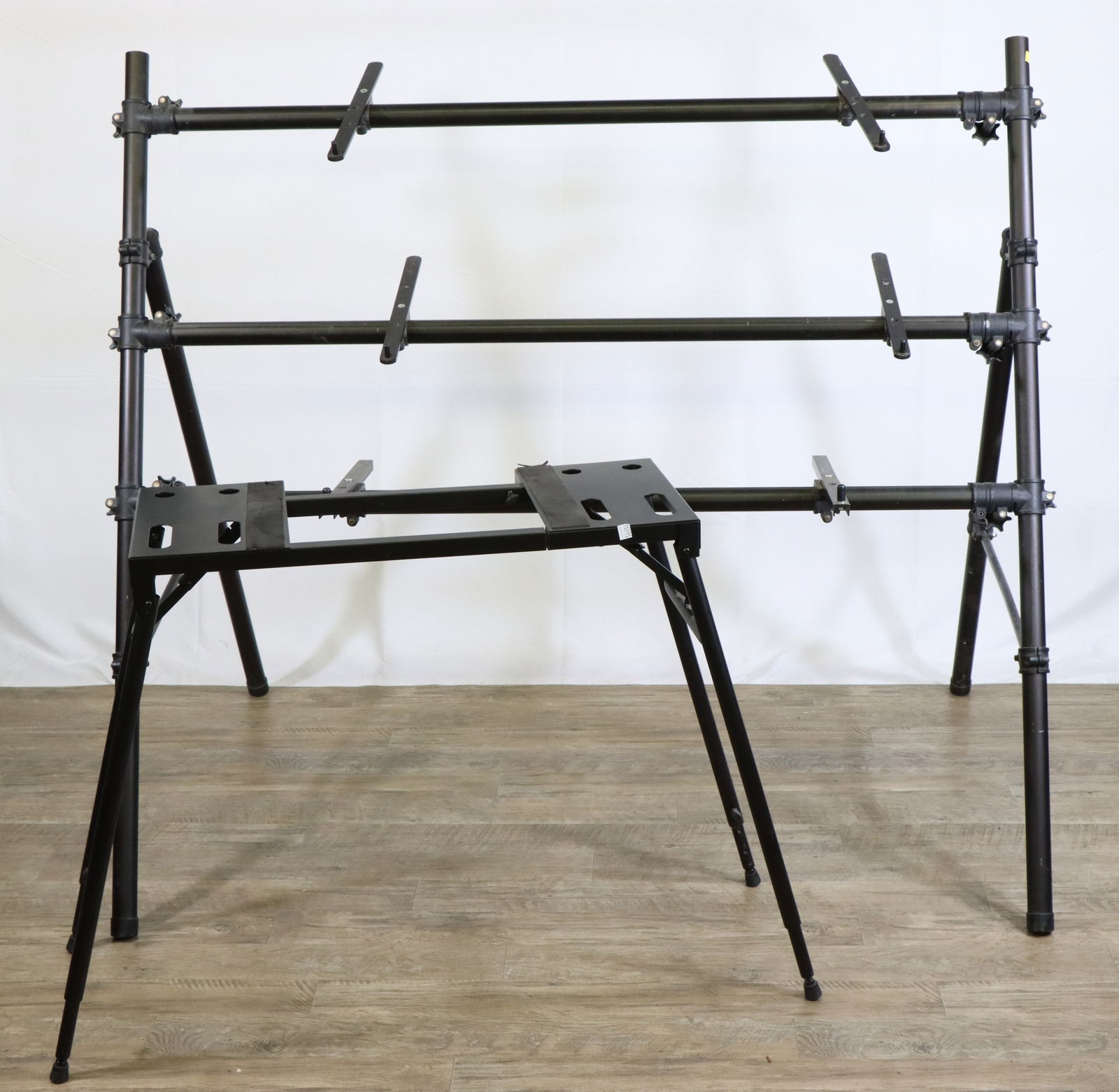 On-Stage Stands Black Adjustable Multi-Tier Keyboard Stand (1 of 8)