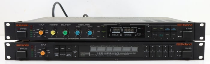 Roland SRV-2000 and SDE-2500 Digital Rack Units
