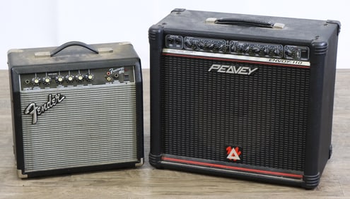 Peavey Envoy 110 and Fender Frontman 15G Guitar Amplifiers