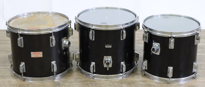 Lot of 3 Aria Mounted Toms