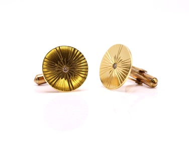 18k Diamond Cufflinks