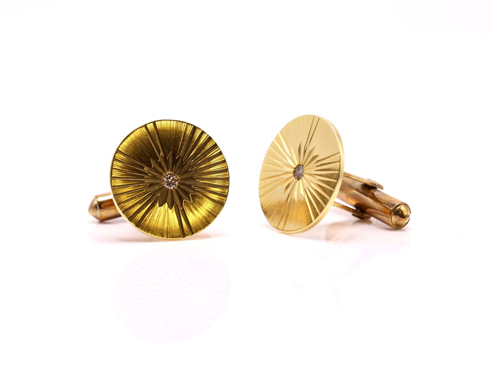 18k Diamond Cufflinks