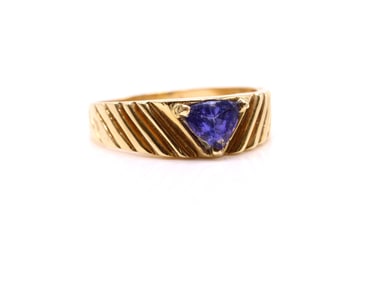 14k YG Tanzanite Ring