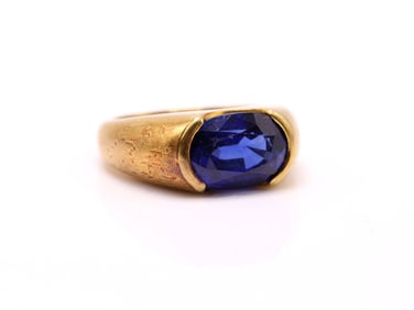 18k Sapphire Ring