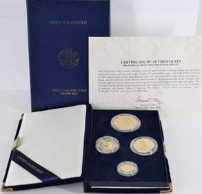 American Eagle Gold Bullion Coin Set, 2008
