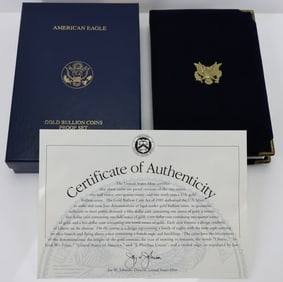 American Eagle Gold Bullion Coin Set, 2001