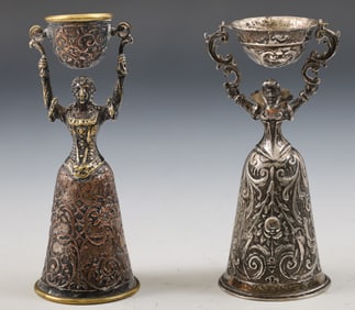 Continental Silver and Silver Plate Wager Cups