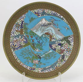 Japanese Cloisonne Charger
