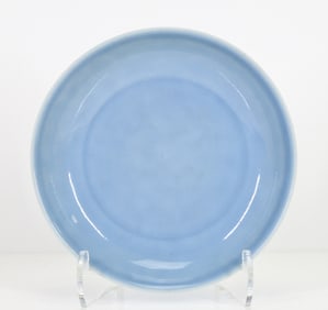 Chinese Clair de Lune Porcelain Dish