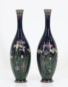 Japanese Cloisonne Vases