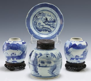 Chinese Blue and White Porcelain Wares