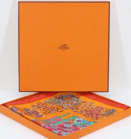 Hermes Silk Scarf