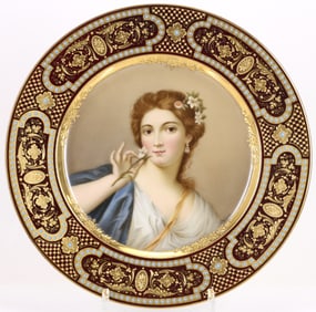 Ackermann and Fritze Porcelain Cabinet Plate