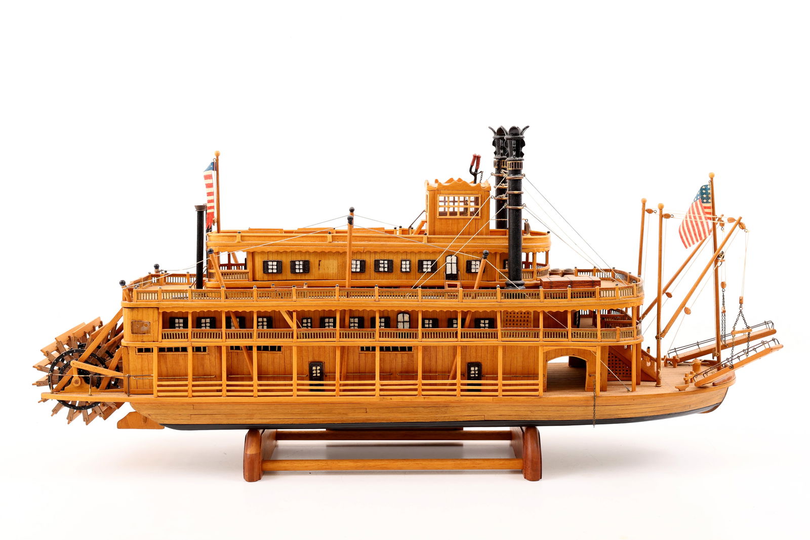 Wooden Model of "King of the Mississippi," New Orleans (1 of 9)