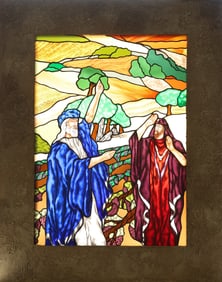 Maurice Gareau Stained Glass Panel
