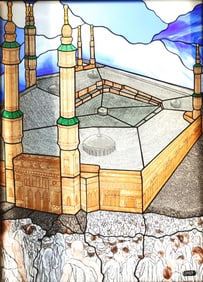 Maurice Gareau Stained Glass Panel