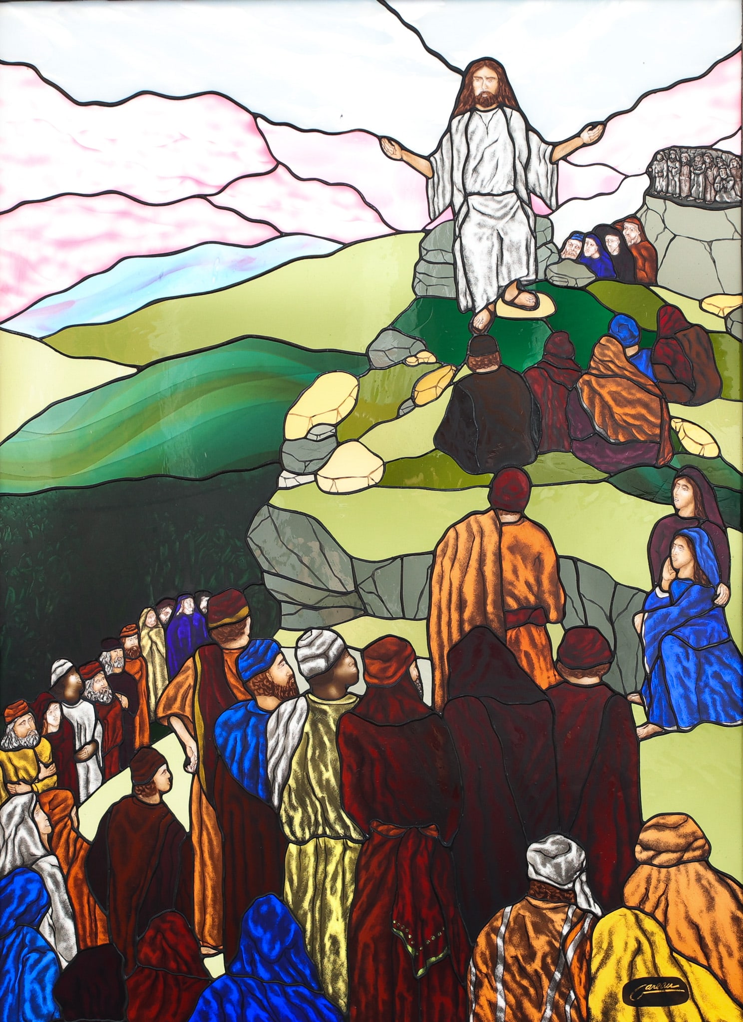 Maurice Gareau Stained Glass Panel (1 of 10)