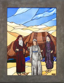 Maurice Gareau Stained Glass Panel