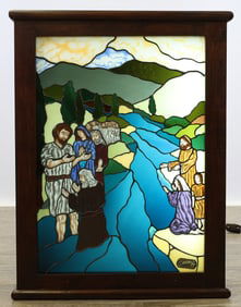 Maurice Gareau Stained Glass Panel