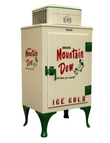 General Electric Mountain Dew Monitor Top Refrigerator