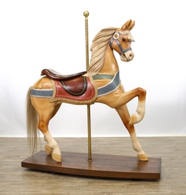 Late 19th c. Carousel Horse Attr. to Charles Dare