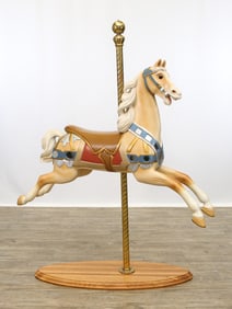 Late 19th c. Carousel Horse Attr. to Friedrich Heyn