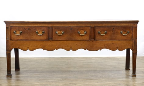 Georgian Oak Huntboard