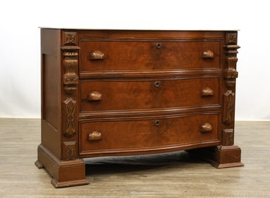 Victorian-Aesthetic Movement Transitional Chest of Drawers